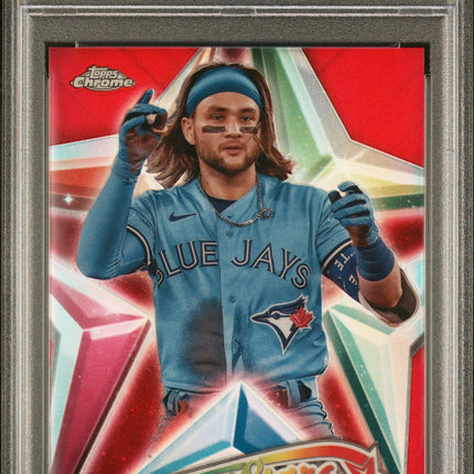 2022 Topps Chrome Future Stars Future Stars-Red Ref. Bo Bichette 9 PSA #FS13