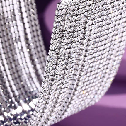 Multi-Strand Rhinestone Bracelet