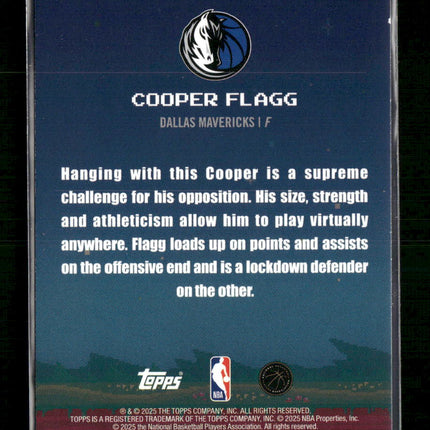 2025-26 Topps 8-Bit Ballers Cooper Flagg #8B-31