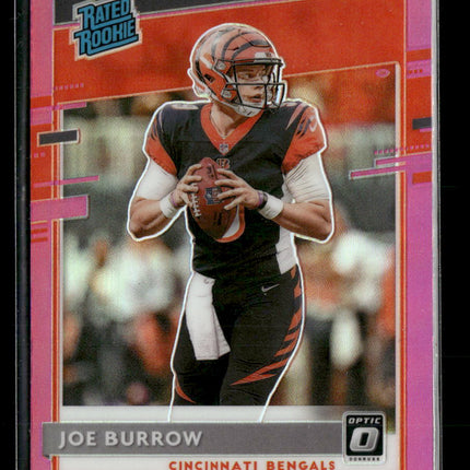 2020 Donruss Optic Pink Joe Burrow Rookie #151