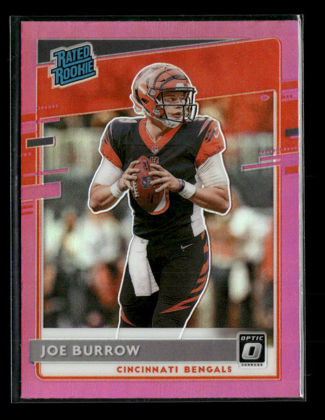 2020 Donruss Optic Pink Joe Burrow Rookie #151