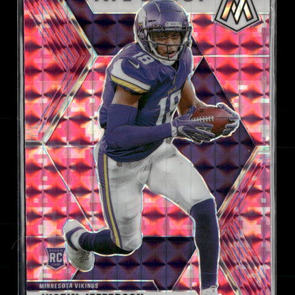 2020 Panini Mosaic Prizm Camo Pink Justin Jefferson #270