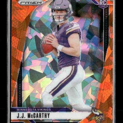2024 Panini Prizm Orange Ice J.J. McCarthy Rookie #400