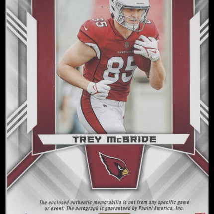 2022 Panini XR Rookie Swatch Autographs Trey McBride #/199 Auto #RSA-TM