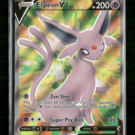 SWSH07: Evolving Skies Espeon V (Full Art) #179/203