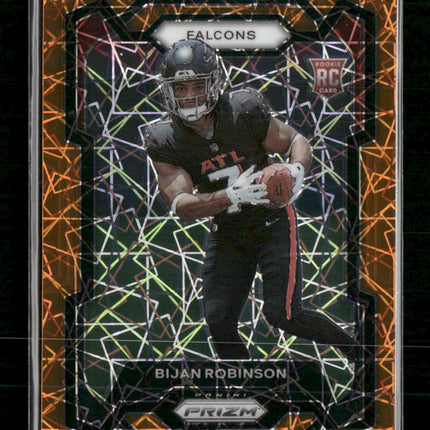 2023 Panini Prizm Orange Laser Bijan Robinson #305