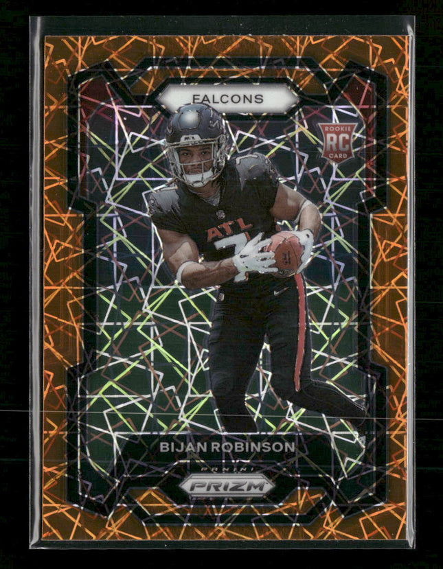 2023 Panini Prizm Orange Laser Bijan Robinson #305