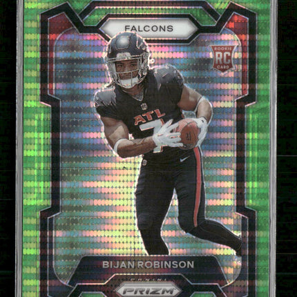 2023 Panini Prizm Green Pulsar Prizm Bijan Robinson #305
