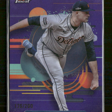 2025 Finest Purple Tarik Skubal #/200 #164