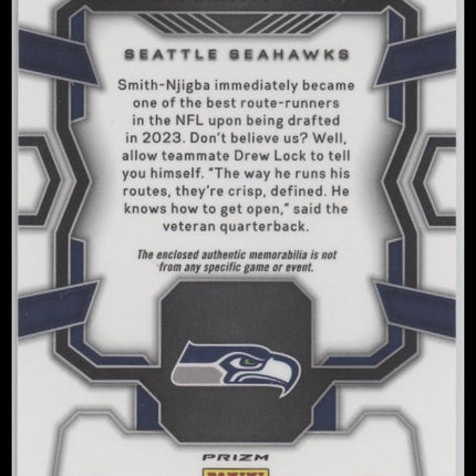 2023 Panini Prizm Rookie Gear Silver Jaxon Smith-Njigba #RG-JS