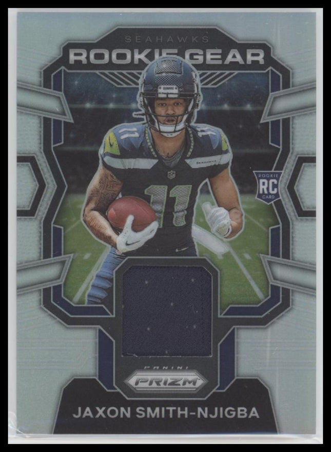 2023 Panini Prizm Rookie Gear Silver Jaxon Smith-Njigba #RG-JS