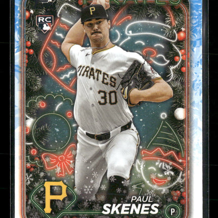 2024 Topps Holiday Paul Skenes Rookie #H165