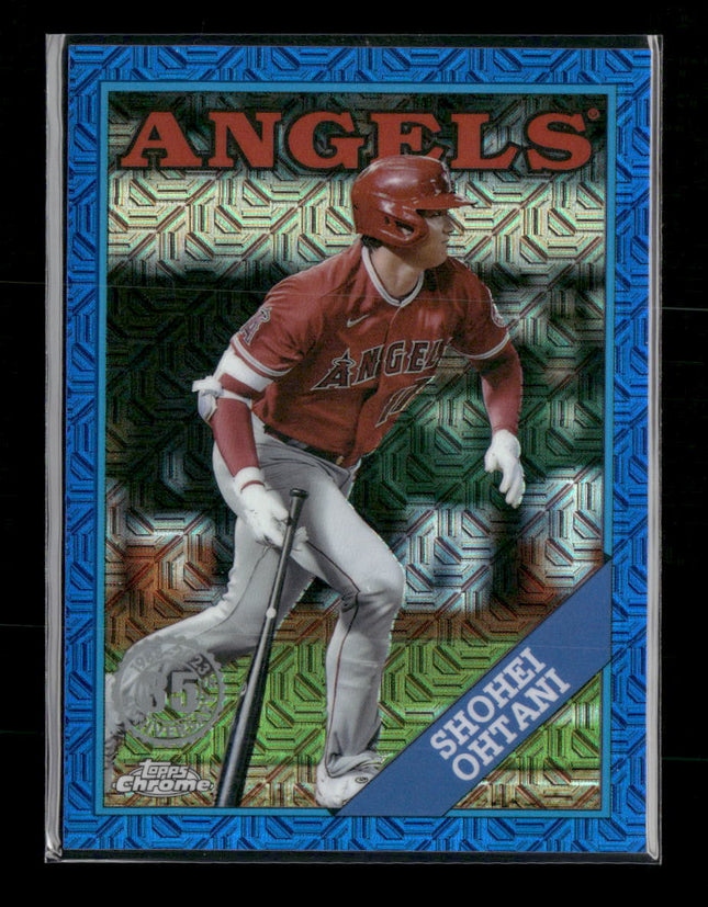 2023 Topps Baseball 35th Anniversary Chrome Blue Shohei Ohtani #/150 #2T88C-25