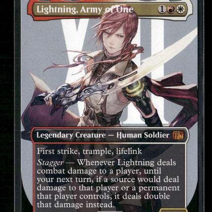 FINAL FANTASY Lightning, Army of One (0400) (Borderless) #400