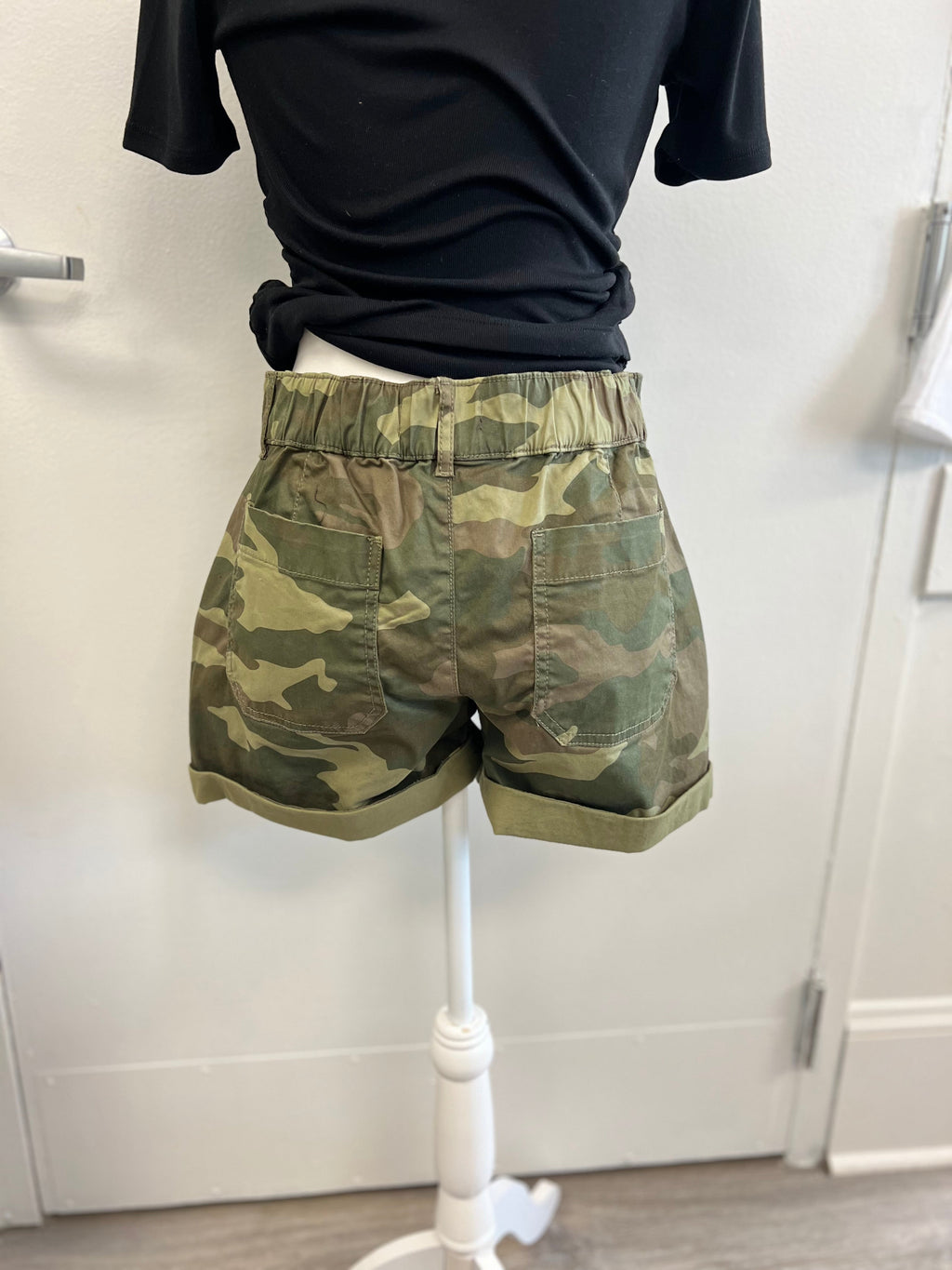 Camo Cuffed Shorts