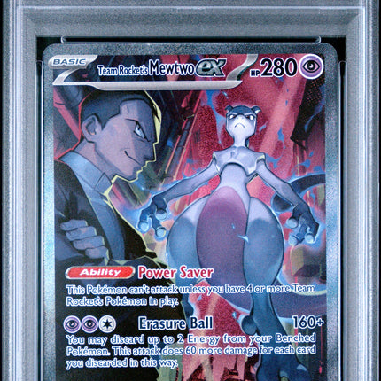 2025 Pokemon D. R. Special Illustration Rare Rocket'S Mewtwo Ex 10 PSA #231