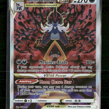 Crown Zenith: Galarian Gallery Hisuian Samurott VSTAR Holo #GG52/GG70