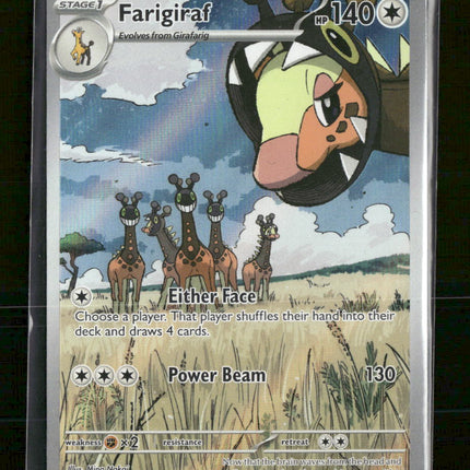 SV02: Paldea Evolved Farigiraf Holo #228/193