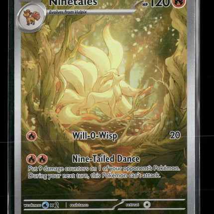 SV03: Obsidian Flames Ninetales -199/197 Holo #199/197