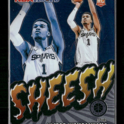2023-24 Hoops Premium Stock Sheesh Silver Prizm Victor Wembanyama #12