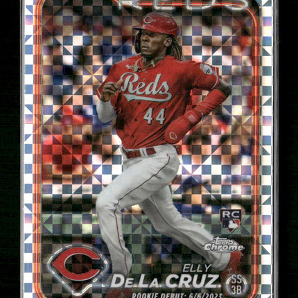2024 Topps Chrome Update X-Fractors Elly De La Cruz #USC150