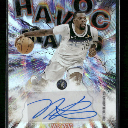 2025-26 Topps Havoc Marks Gold Rainbow Naz Reid #/50 Auto #HM-NR