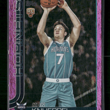 2025-26 Topps Pink Holo Foil Kon Knueppel Rookie #204