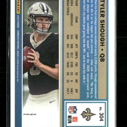 2025 Donruss Optic Rated Rookies Preview Blue Scope Tyler Shough #304