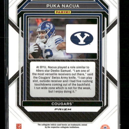 2023 Panini Prizm Draft Picks Prizms Gold Ice Puka Nacua #197