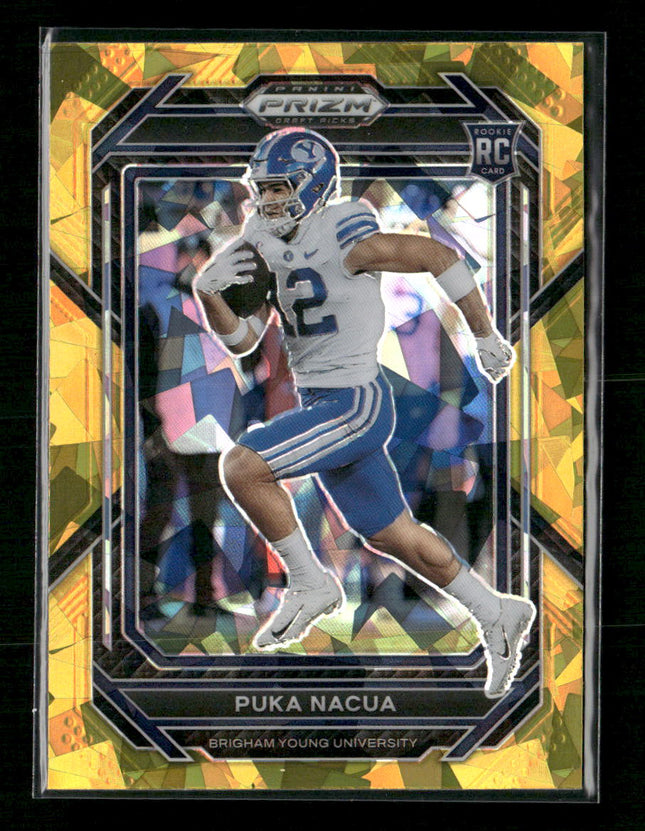 2023 Panini Prizm Draft Picks Prizms Gold Ice Puka Nacua #197