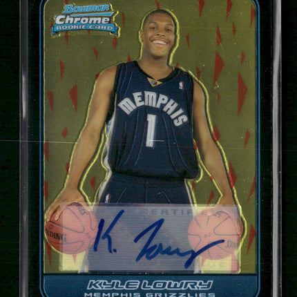 2006-2007 Bowman Chrome Kyle Lowry Rookie Auto #136