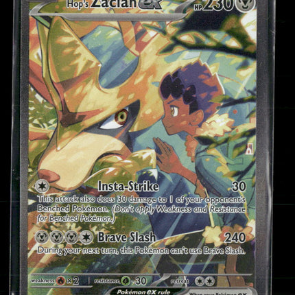SV09: Journey Together Hop's Zacian ex Holo #186/159