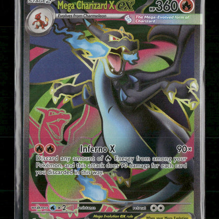 ME02: Phantasmal Flames Mega Charizard X ex Holo #109/094