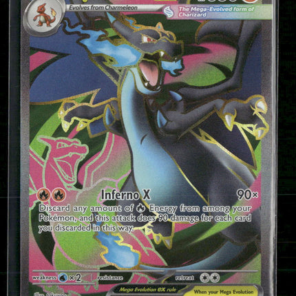 ME02: Phantasmal Flames Mega Charizard X ex Holo #109/094
