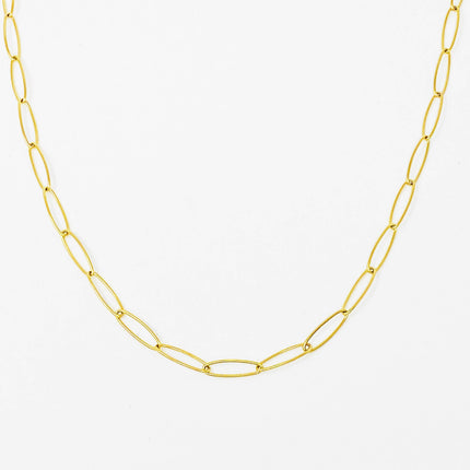 Charming Paper Clip Chain Necklace
