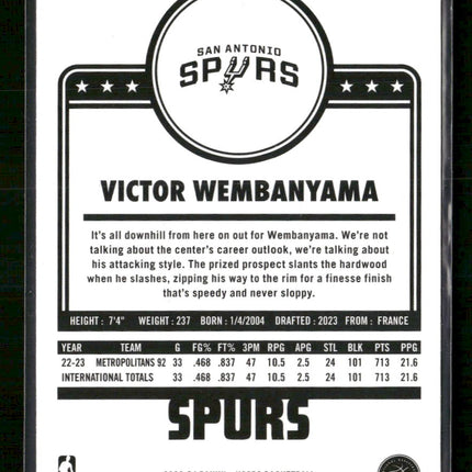 2023-24 Hoops Victor Wembanyama #298