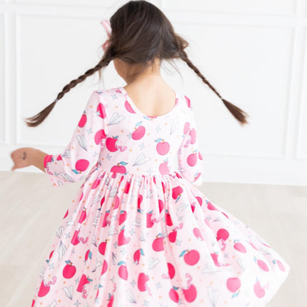 SALE Star Student 3/4 Sleeve Pocket Twirl Dress