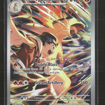 SV10: Destined Rivals Ethan's Typhlosion Holo #190/182
