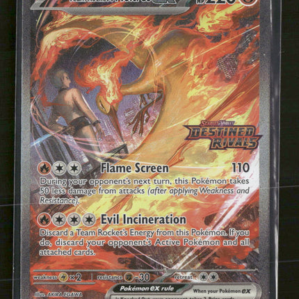 SV10: Destined Rivals Team Rocket's Moltres ex Holo #229/182