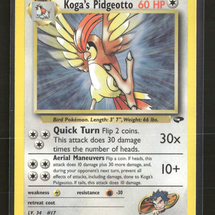 Gym Challenge Koga's Pidgeotto #027/132