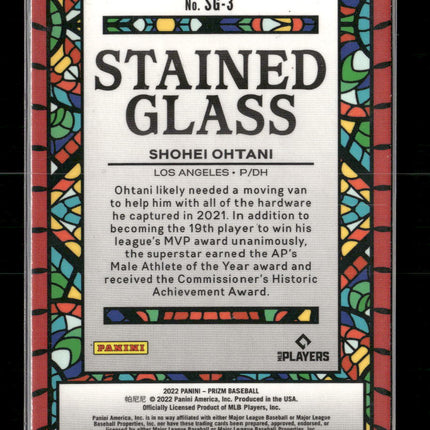2022 Panini Prizm Stained Glass Shohei Ohtani #SG-3