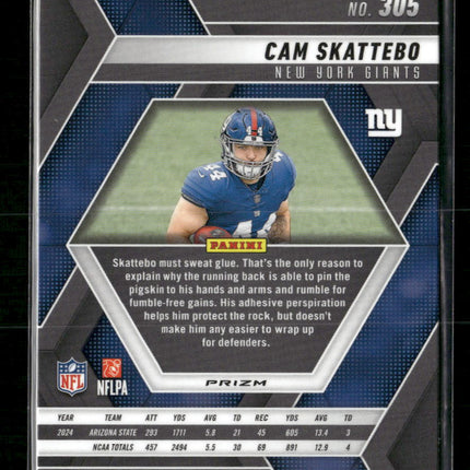 2025 Panini Mosaic Mosaic Reactive Yellow Cam Skattebo Rookie #305