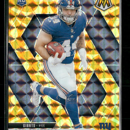 2025 Panini Mosaic Mosaic Reactive Yellow Cam Skattebo Rookie #305