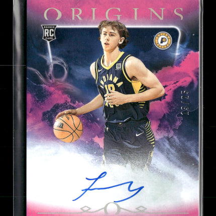 2024-25 Panini Select Origins Rookie Autographs Pink Johnny Furphy #/25 #RA-JFP