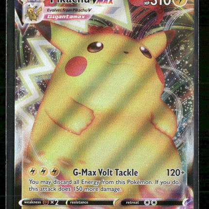 SWSH04: Vivid Voltage Pikachu VMAX Holo #044/185