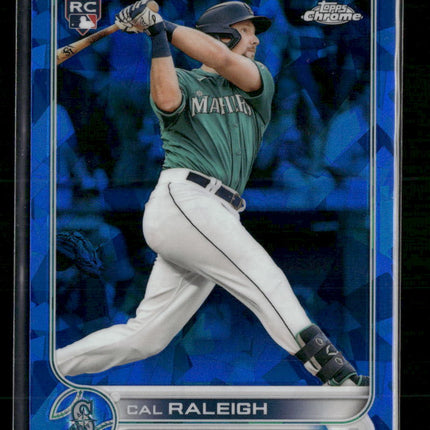 2022 Topps Chrome Sapphire Edition Cal Raleigh Rookie #277