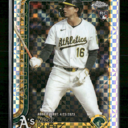 2025 Topps Chrome Update X-Fractors Nick Kurtz #USC180