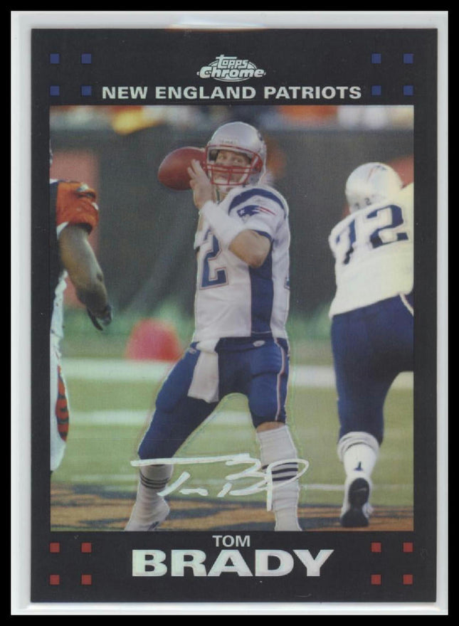 2007 Topps Chrome Tom Brady #TC6 Refractor