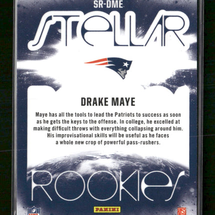 2024 Panini Rookies & Stars Stellar Rookies Silver Drake Maye #SR-DME
