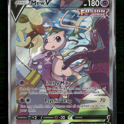 SWSH08: Fusion Strike Mew V (Alternate Full Art) #251/264